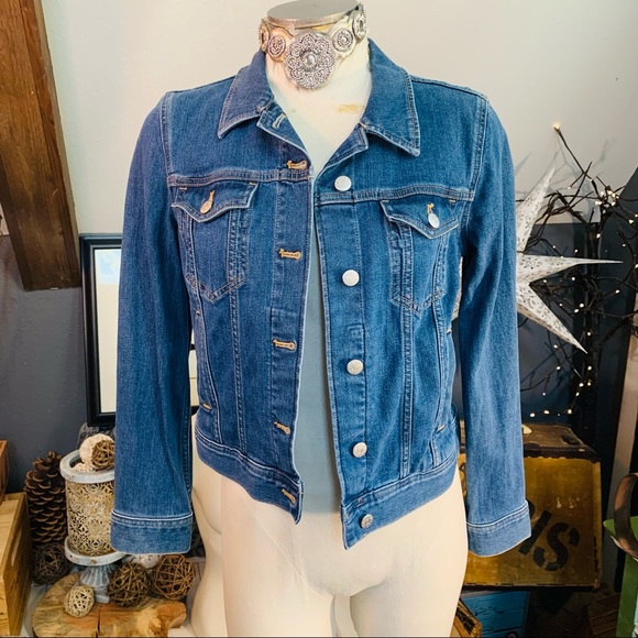 J. CREW | Indigo | Cropped | Jean Jacket | Sz Small | EUC